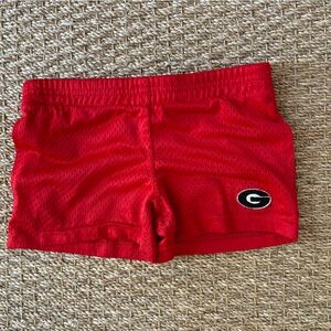 UGA | Girls Red Georgia Shorts Size 4/5